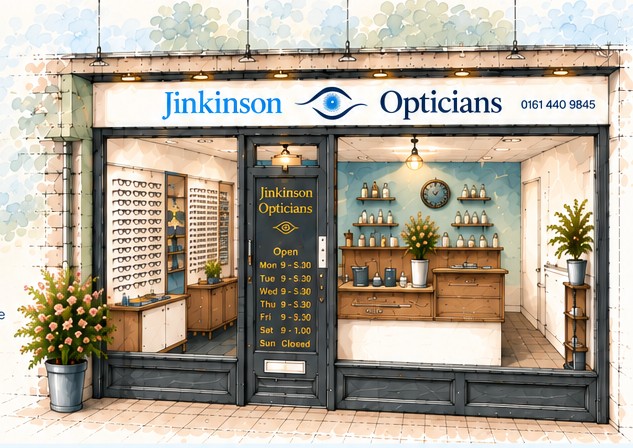 Jinkinson Opticians practice storefront