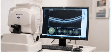 OCT retinal imaging equipment